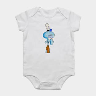 Bad Day Squidward Baby Bodysuit